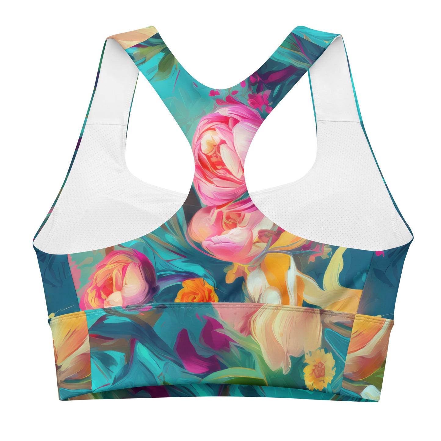 Sports Bra: Teal Mermaid Collection in Ariel