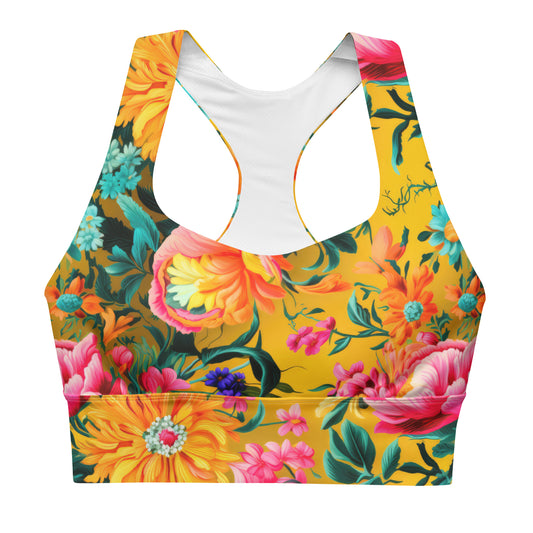 Sports Bra: Sunshine Florals Collection in Amelia