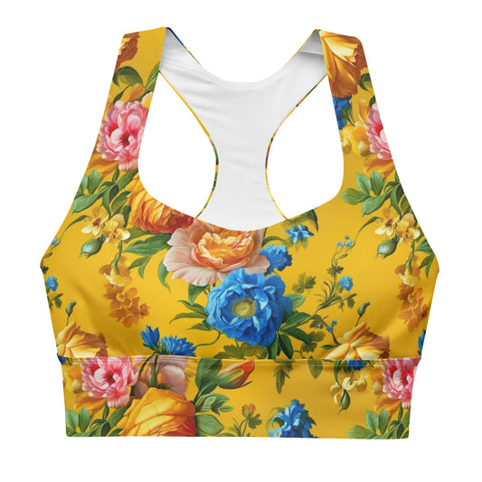 Sports Bra: Sunshine Florals Collection in Ashley