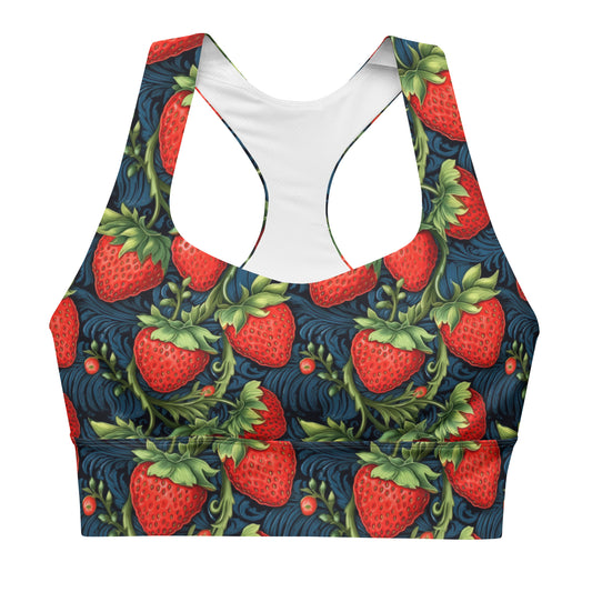 Sports Bra: Fruity Collection Strawberries