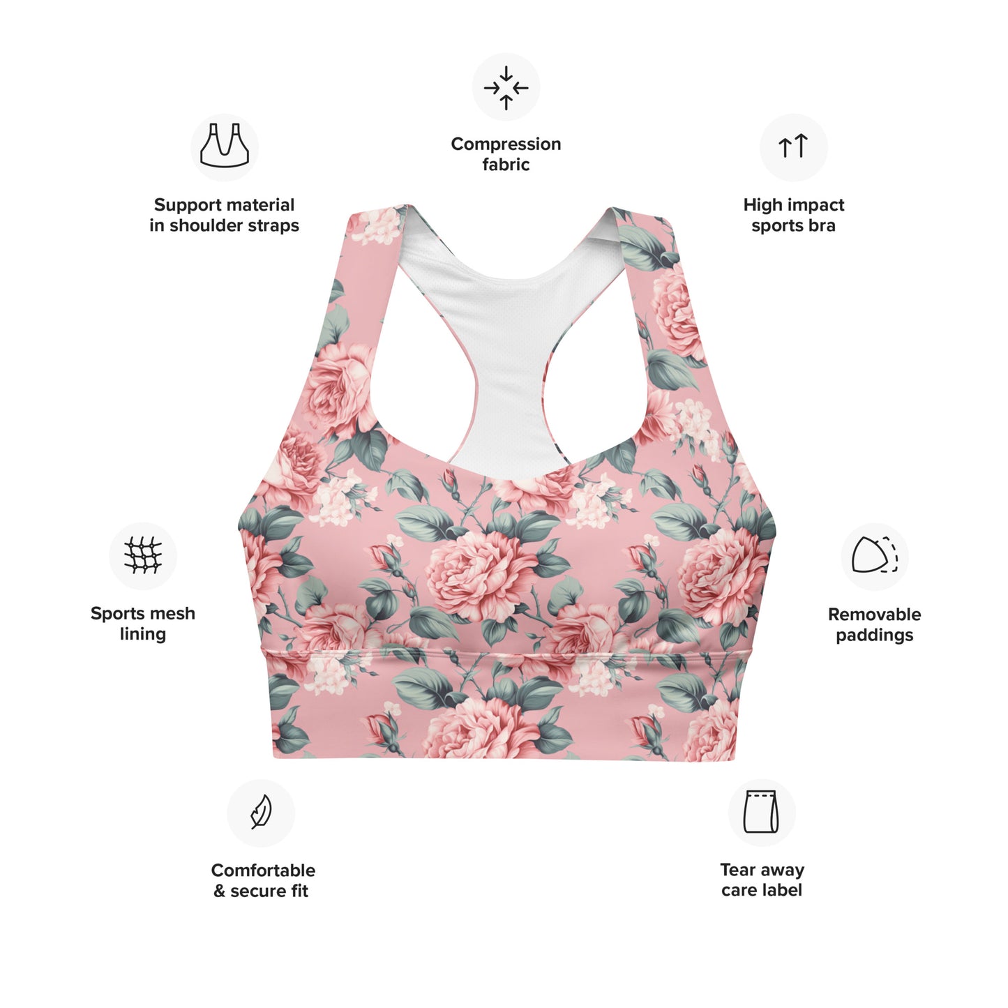 Sports Bra: Victorian Romance Collection in Imogen