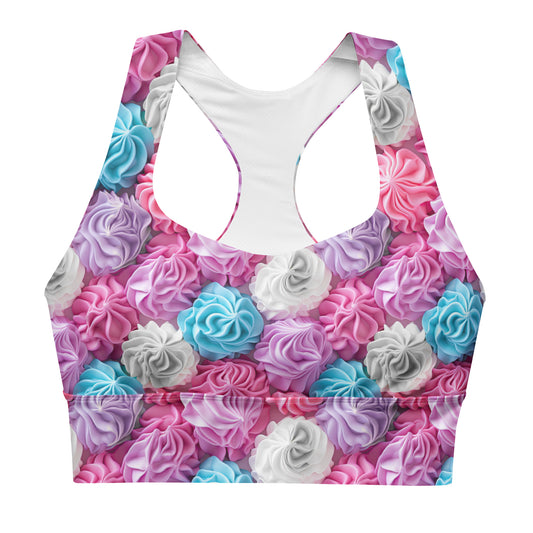 Sports Bra: Eat Cake Collection in Daisy