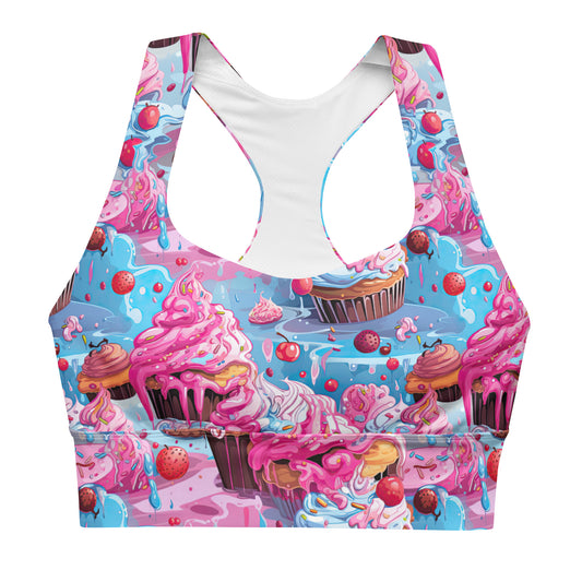 Sports Bra: Eat Cake Collection in Davina