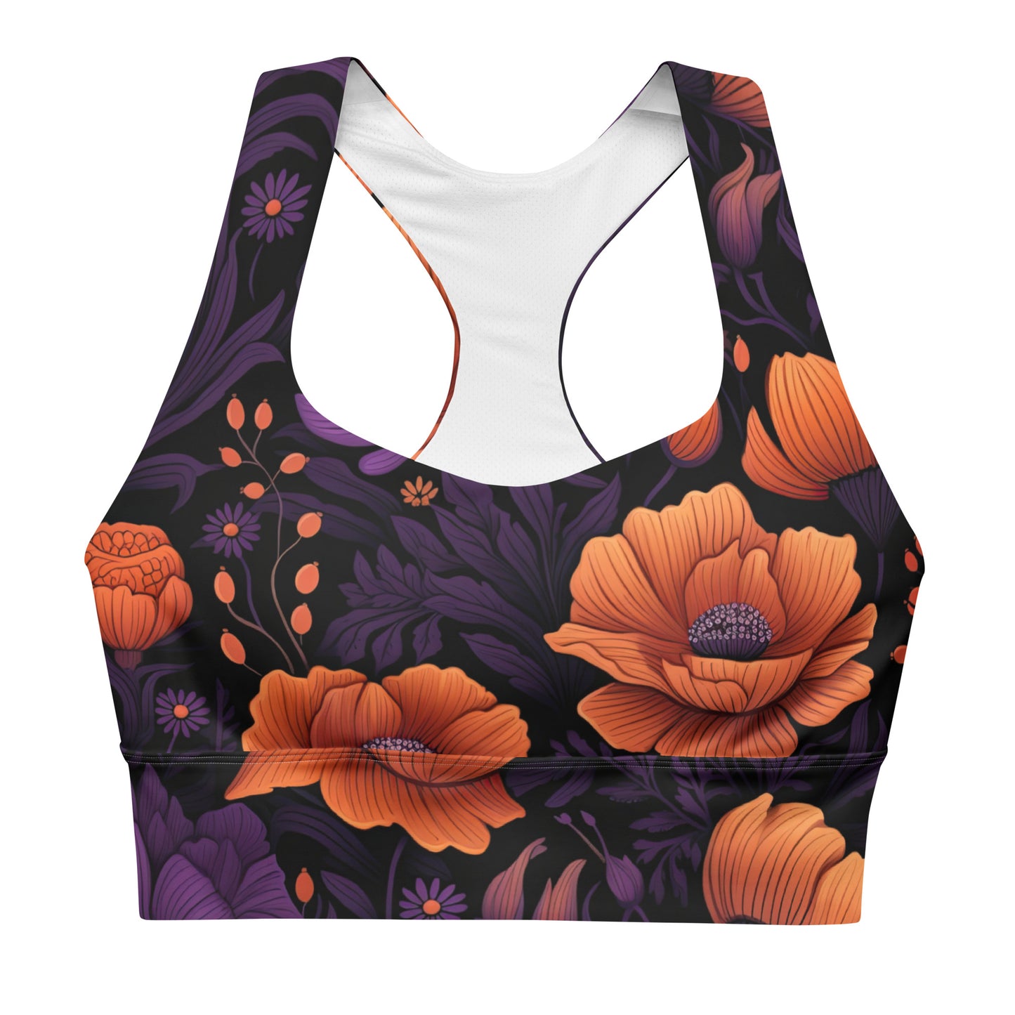 Sports Bra: Fall Florals Collection in Jayne