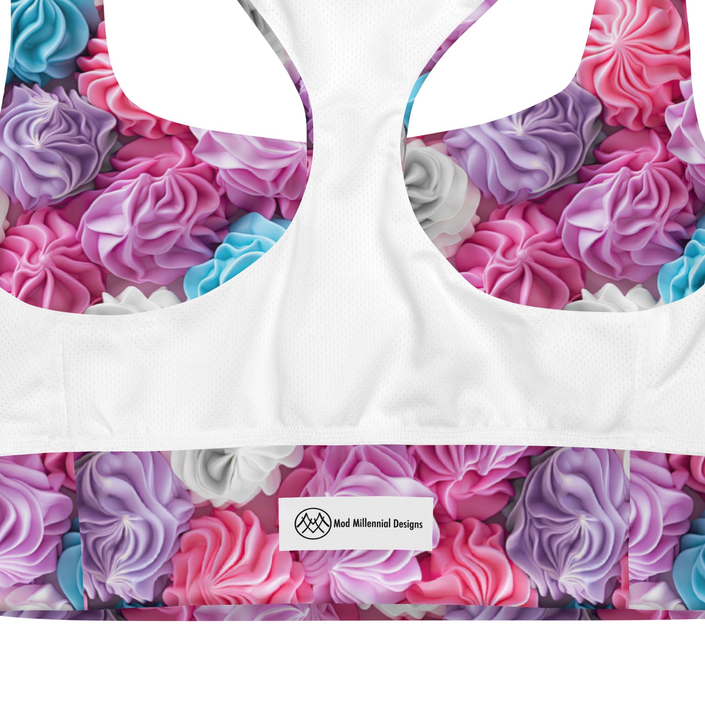 Sports Bra: Eat Cake Collection in Daisy