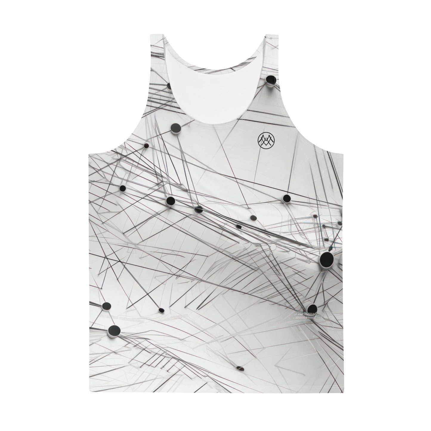 Men's Tank Top: Cyber Collection in Grant