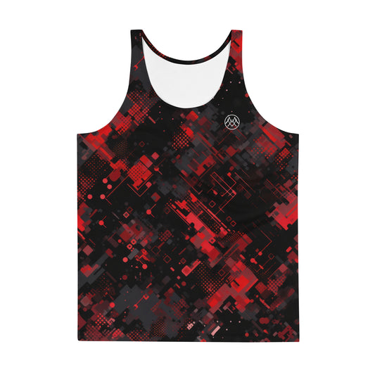 Men's Tank Top: Cyber Collection in Garrett