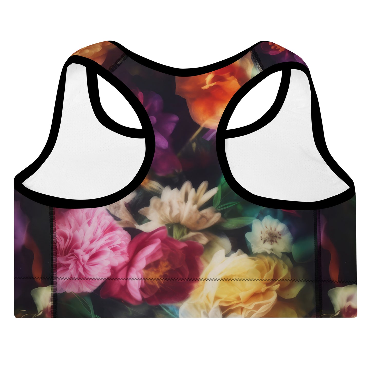 Sports Bra: Spring Blacks Collection in Millicent