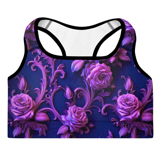 Sports Bra: Royal Purples Collection in Helen