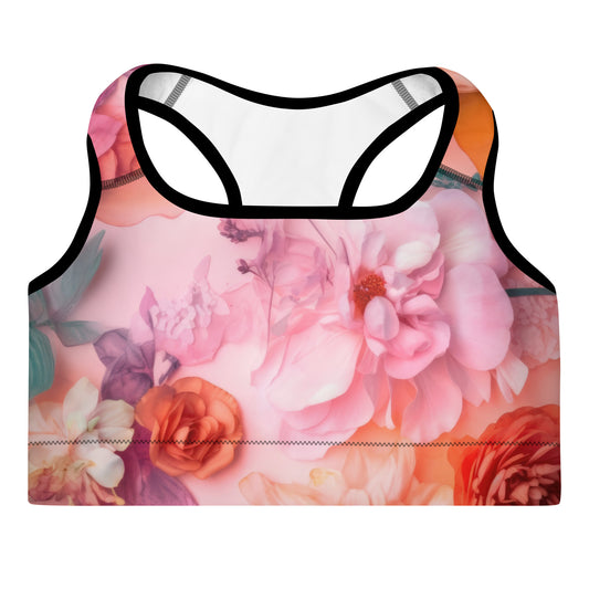 Sports Bra: Spring Queen Pink Collection in Selma