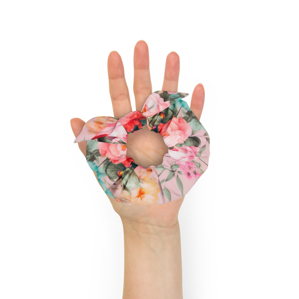 Scrunchie: Pink Florals Collection in Sophia