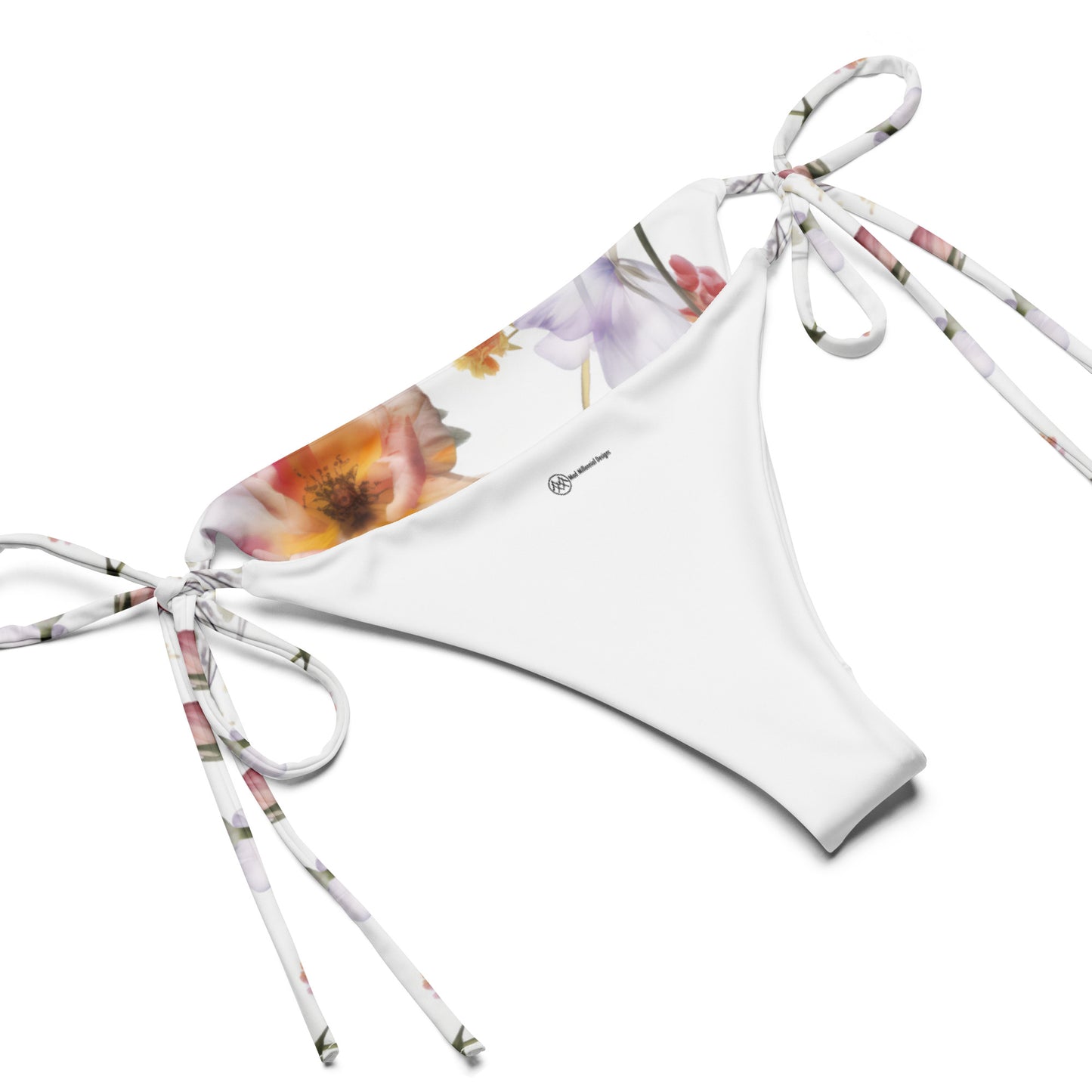 String Bikini: Pure Whites Collection in Natalia