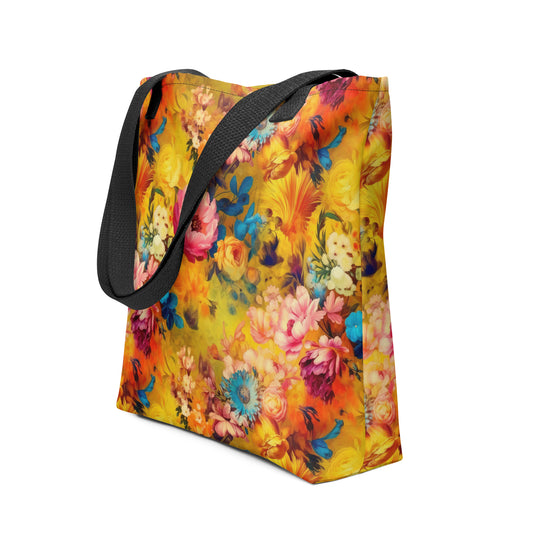 Tote Bag: Sunshine Florals Collection in Aurora