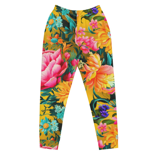 Women's Sweatpants: Sunshine Florals Collection in Amelia