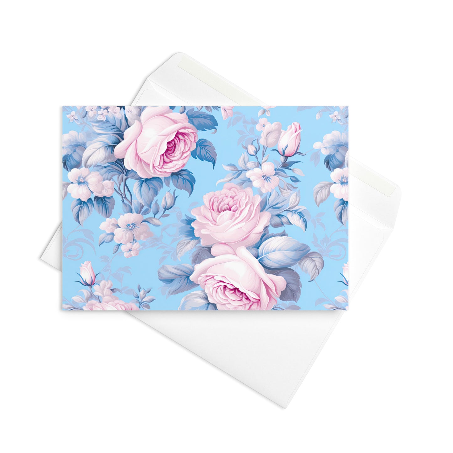 Blank Greeting Card: Victorian Romance Collection in Isolde