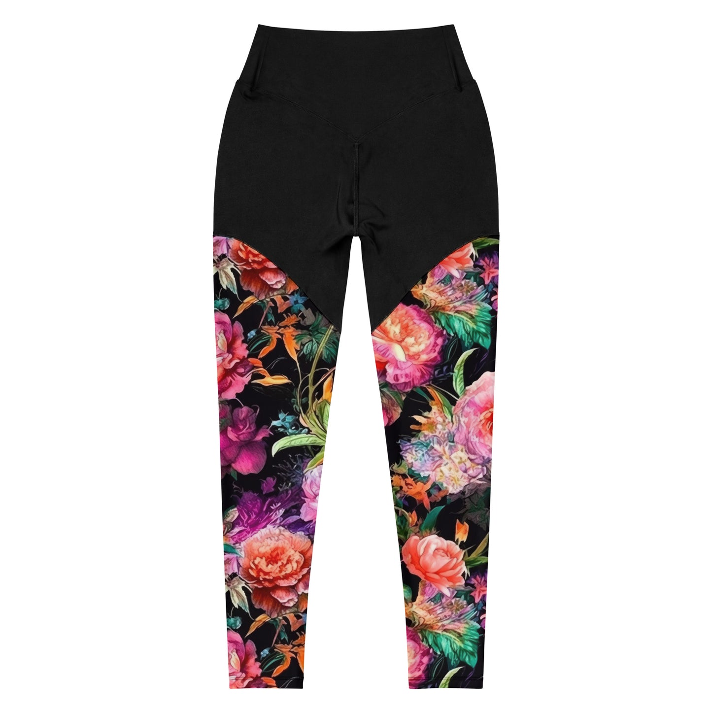 Sports Leggings: Spring Blacks Collection in Matilda