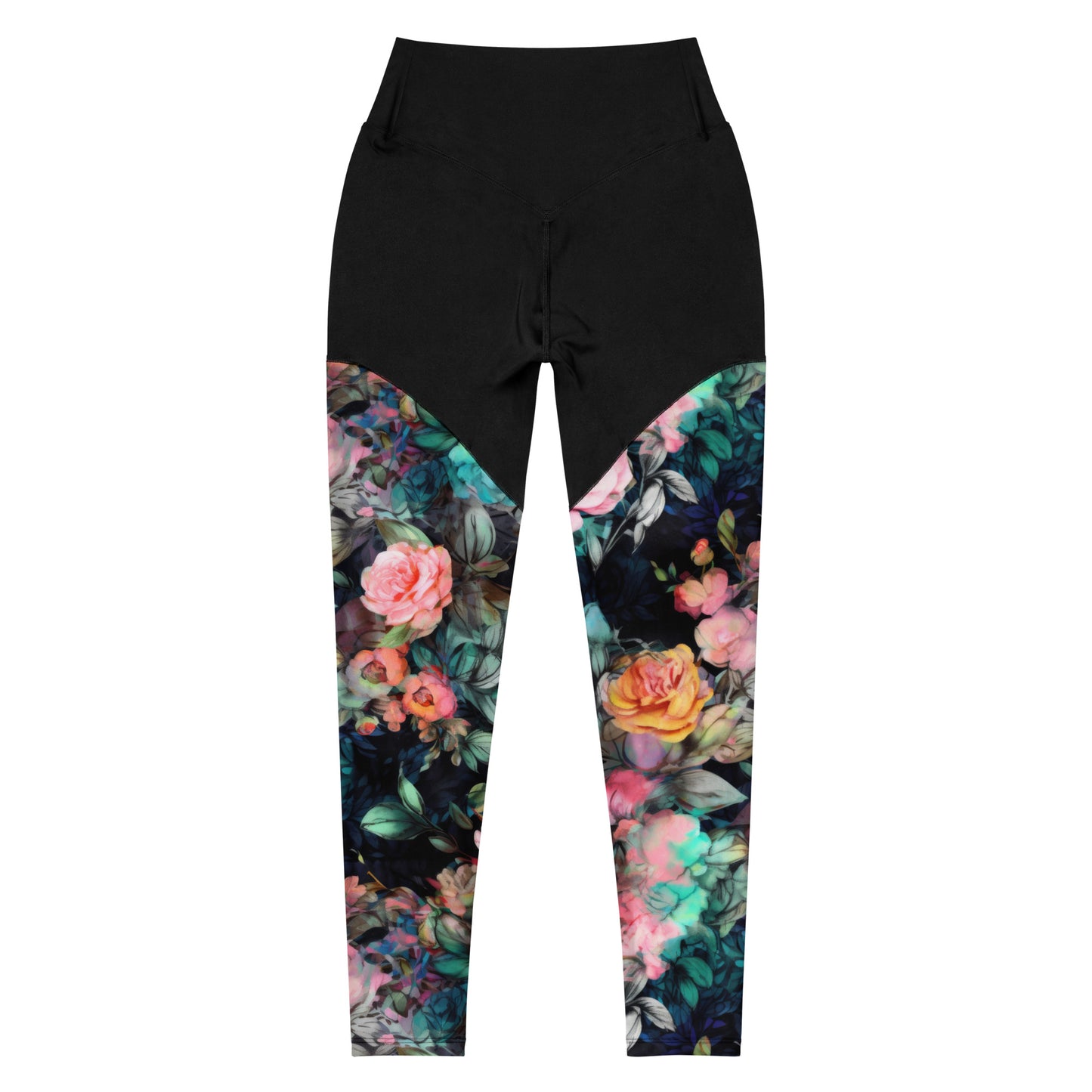 Sports Leggings: Spring Blacks Collection in Megan