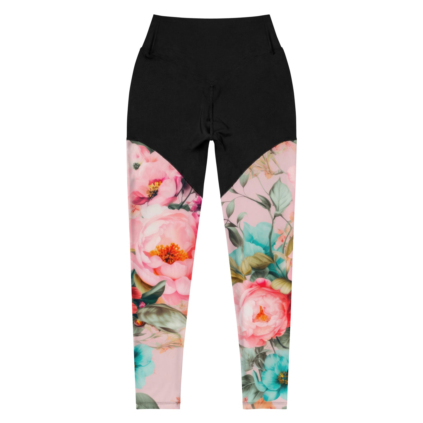 Sports Leggings: Spring Queen Pink Collection in Sophia