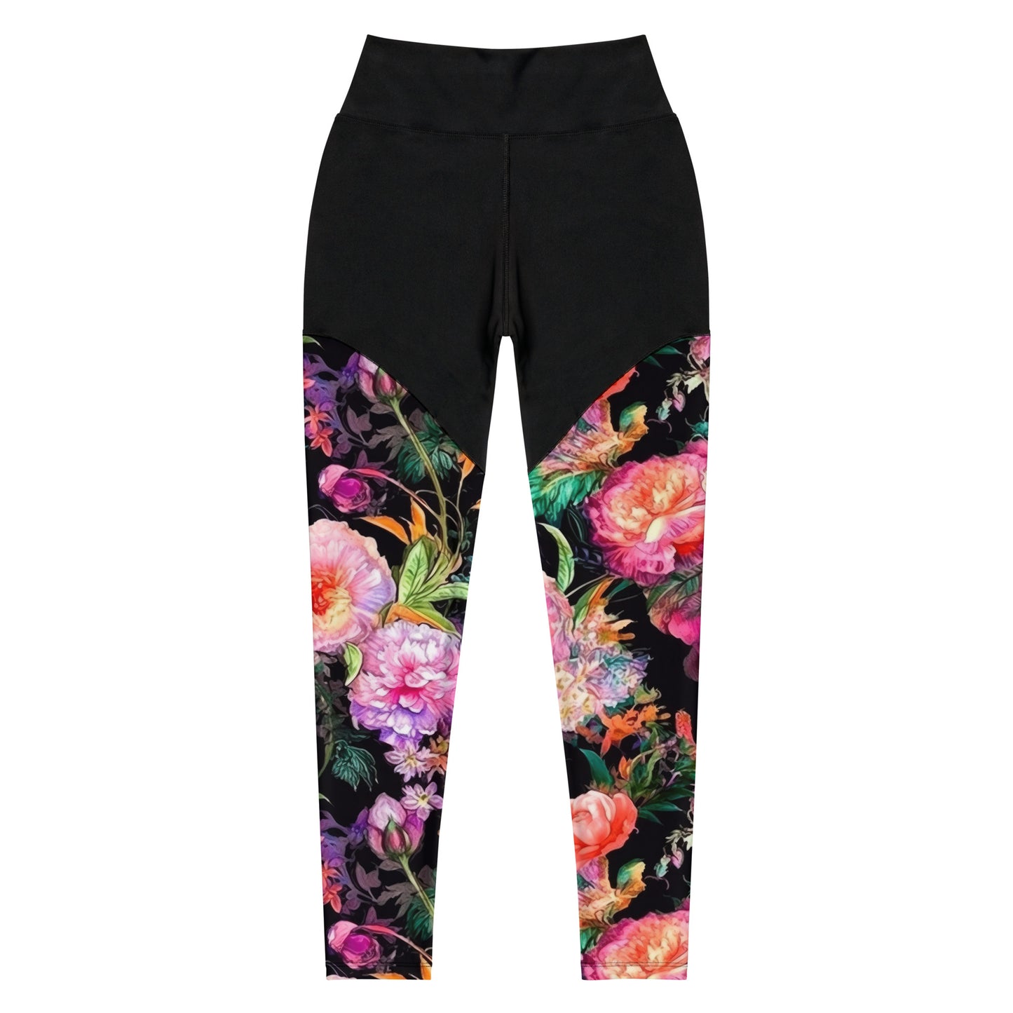 Sports Leggings: Spring Blacks Collection in Matilda