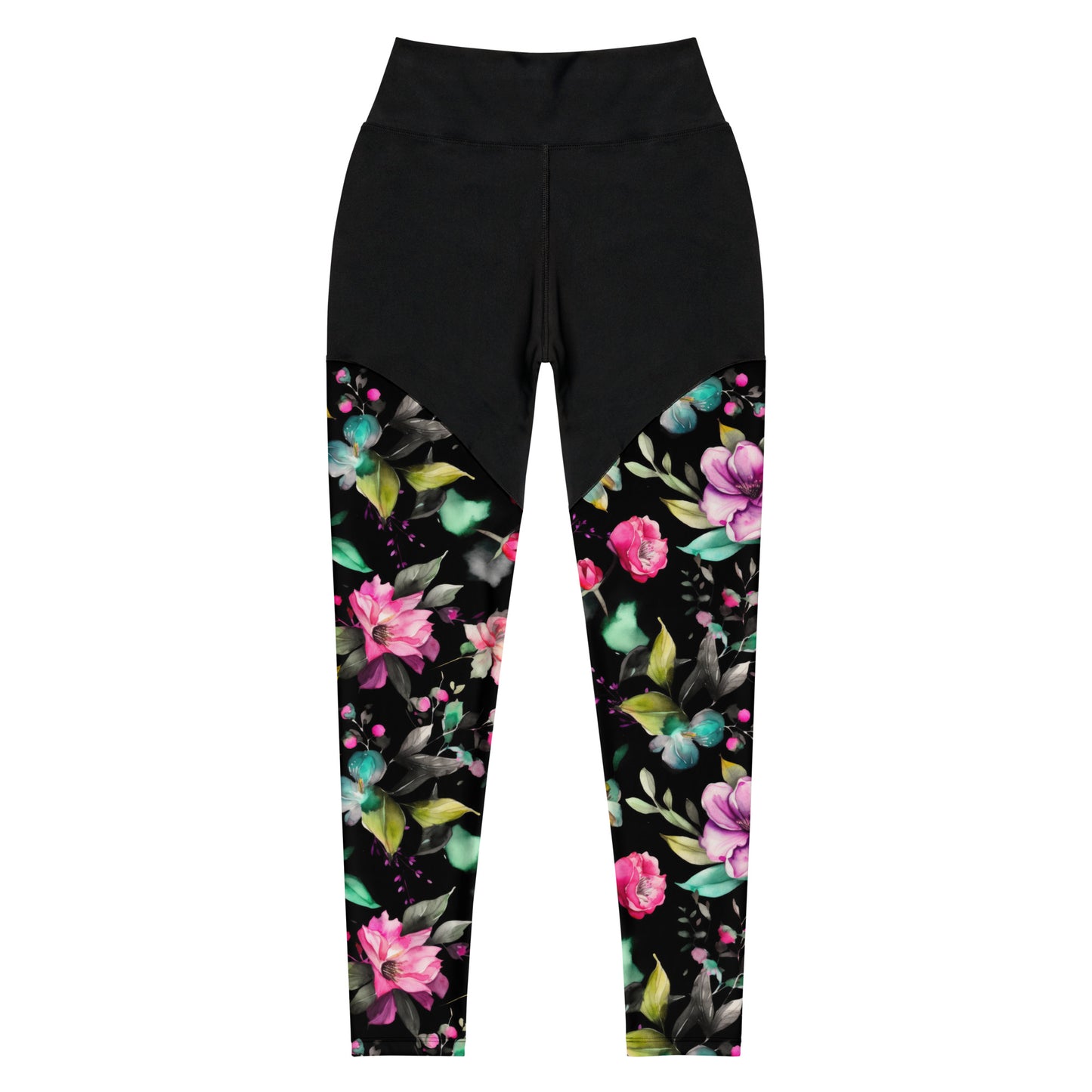 Sports Leggings: Spring Blacks Collection in Molly