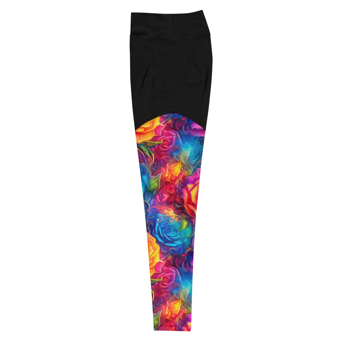 Sports Leggings: Tie Dye Collection in Penelope