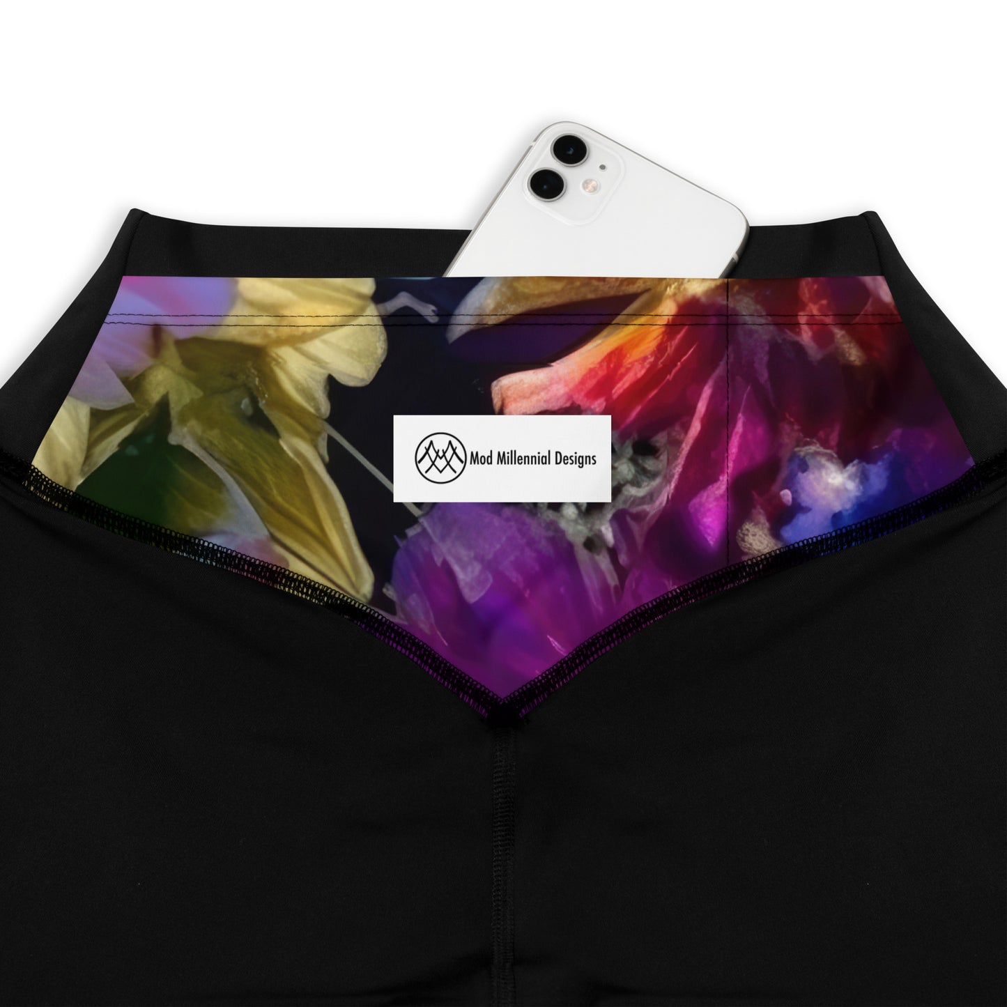 Sports Leggings: Spring Blacks Collection in Marjorie