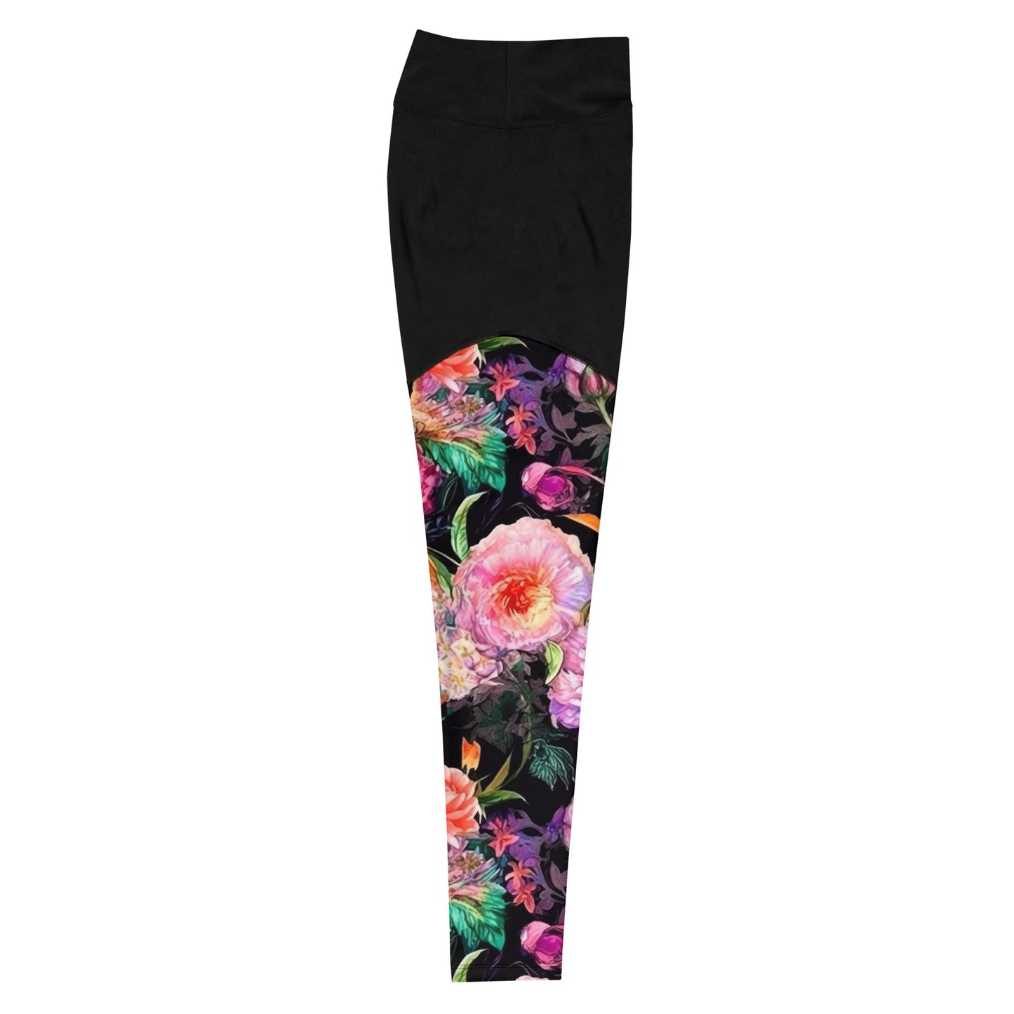 Sports Leggings: Spring Blacks Collection in Matilda