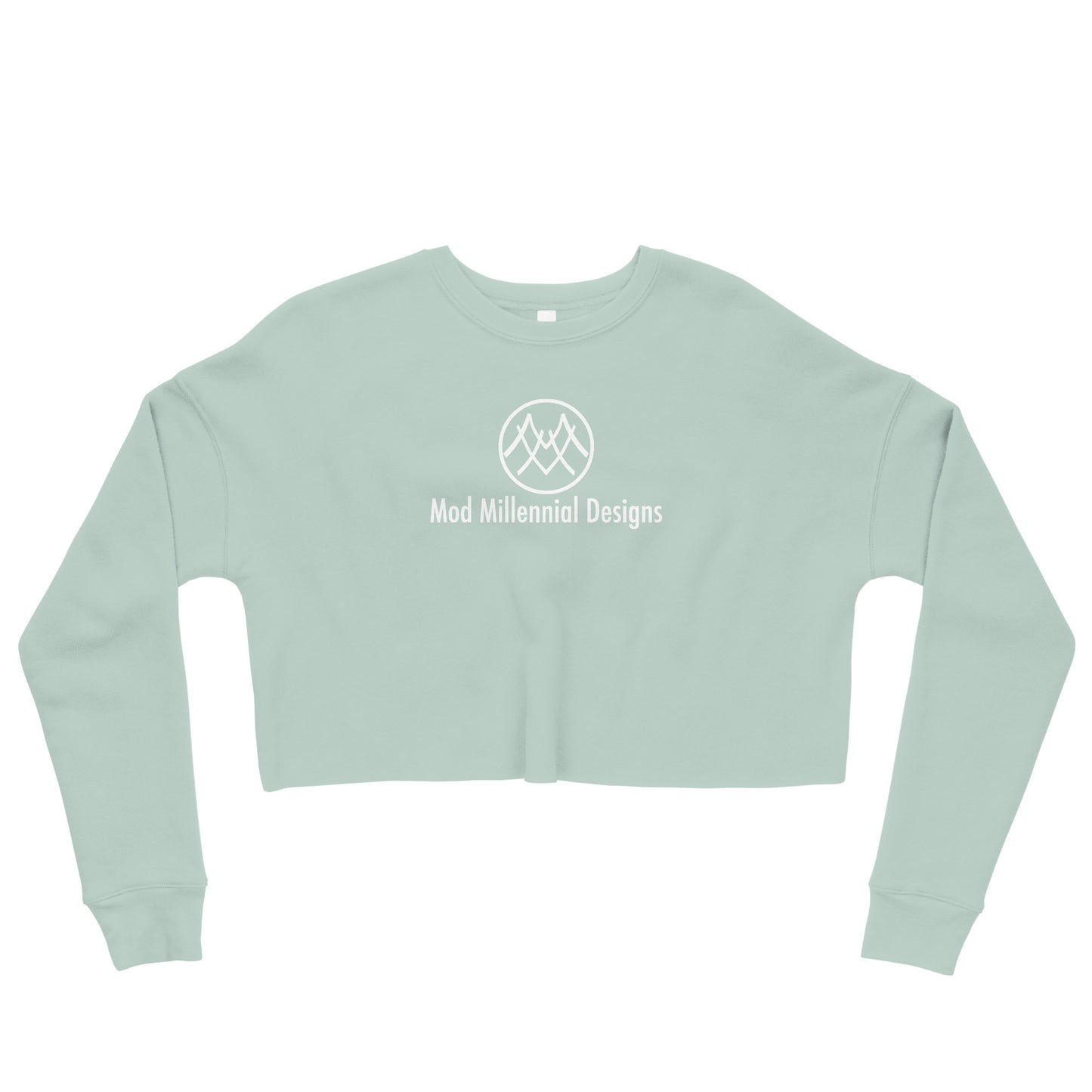 Cropped Sweatshirt: Basics Collection MMD White