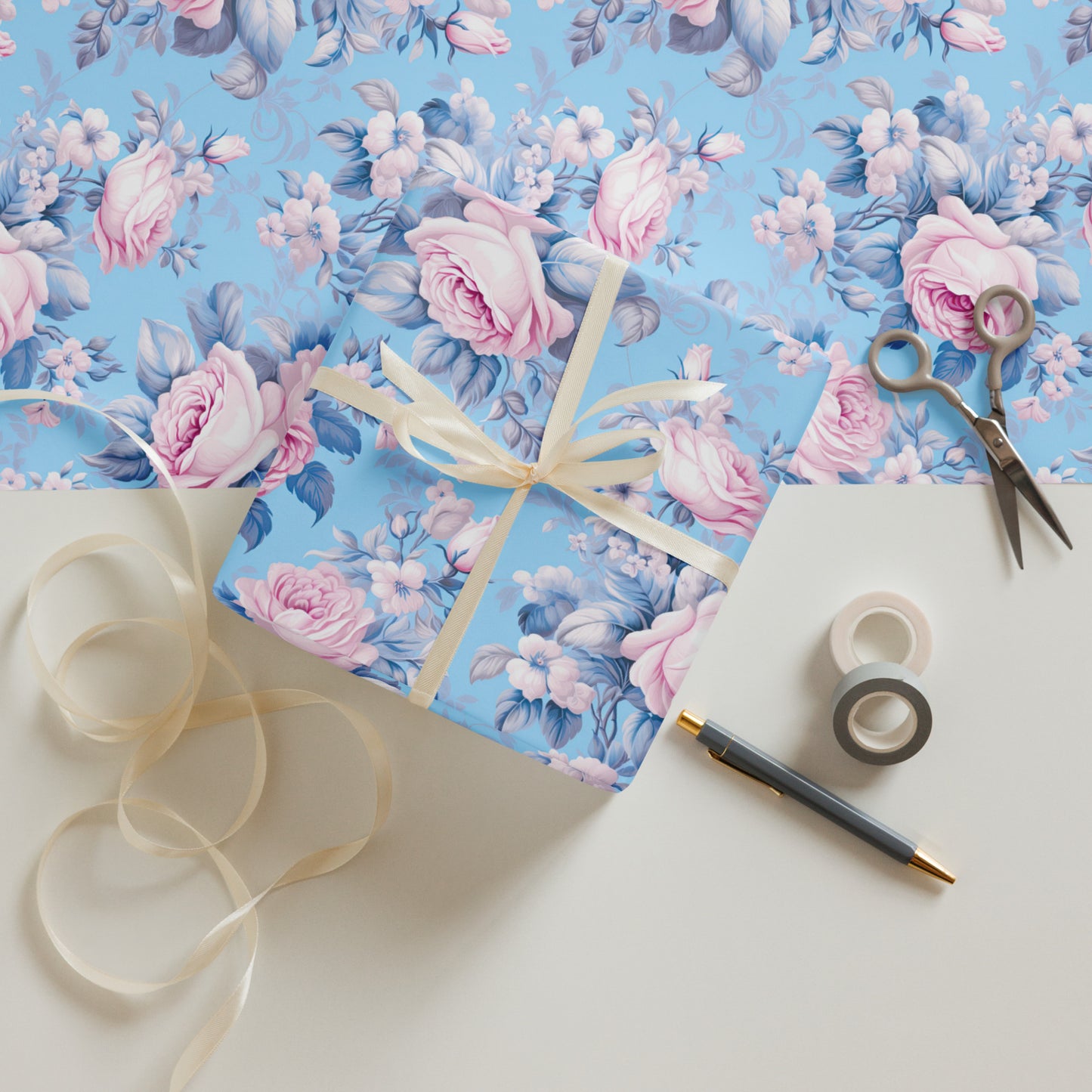 Gift Wrapping Paper Sheets: Victorian Romance Collection in Isolde